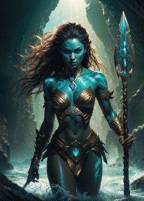 Atlantean Spear Goddess