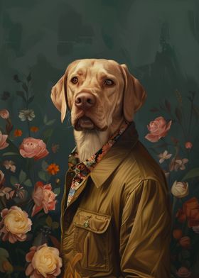Labrador in Jacket