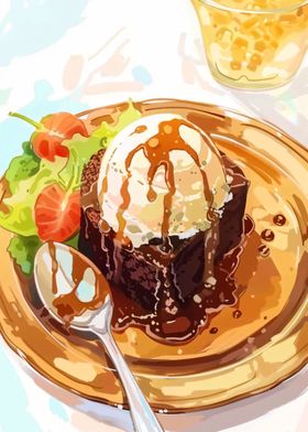 Anime style Dessert