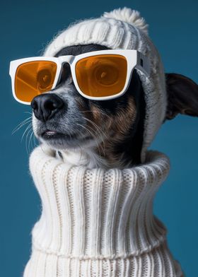 funny fashion dog