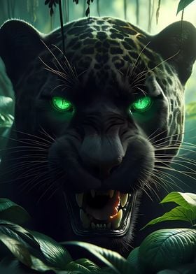 Black Jaguar Hunting