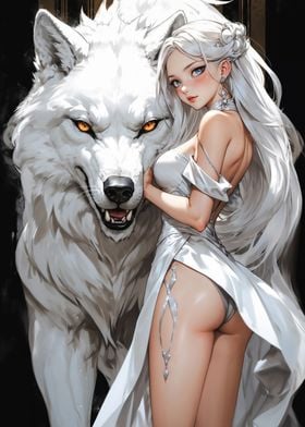 Sexy and Wild Wolf Girl