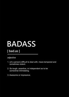 badass in meaning