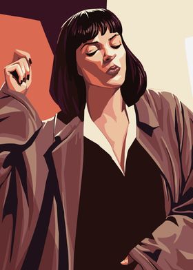 Mia Wallace Pulp Fiction