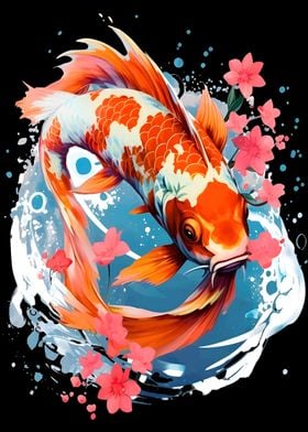 Japanese Koi Fish