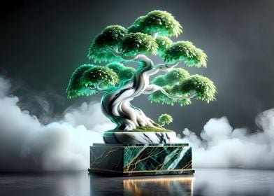 Zen Abstract Mable Bonsai 