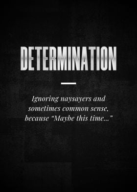 DETERMINATION