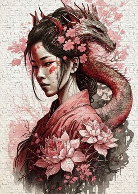 Geisha dragon