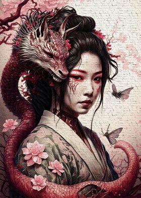 Geisha dragon