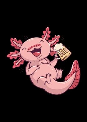 Lustiges Axolotl