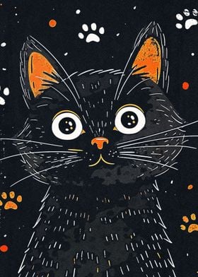 Black Cat Art