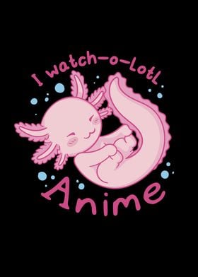 Lustiges Axolotl Anime