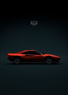 Ferrari 288 GTO 1984  Red