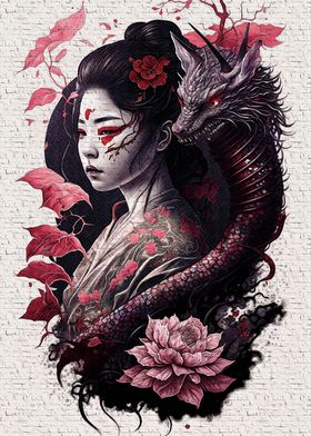 Geisha dragon