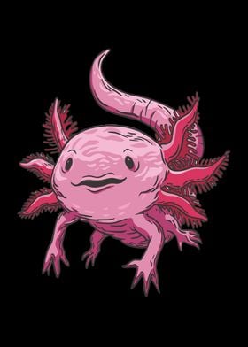 Lustiges Axolotl