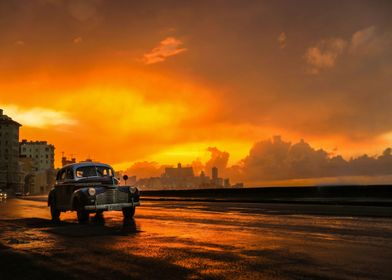 Sunset Classic Car