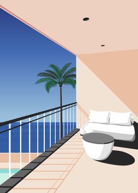 tropical balcon