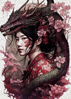 Geisha dragon