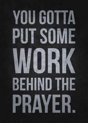 Work vs Prayer Motivation