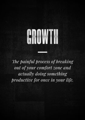 GROWTH The painful process