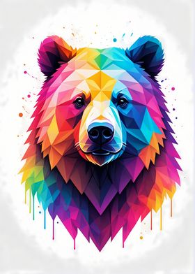 Geometric Color Bear