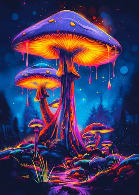 Psychedelic mushroom