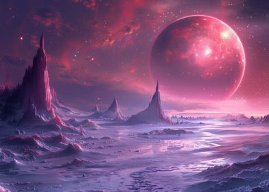 Neptune Fantasy Landscape