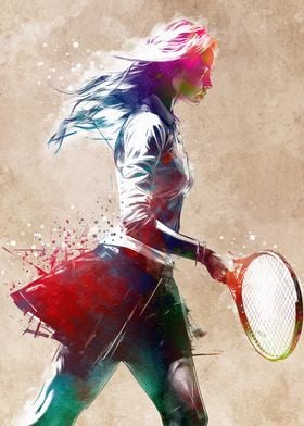 Tennis player sport