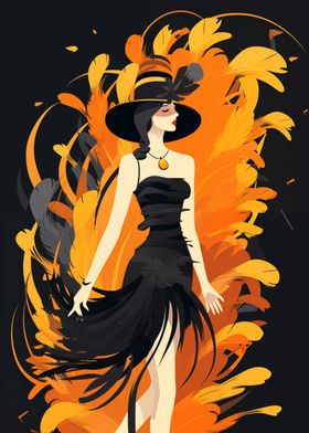 Art Deco Lady 