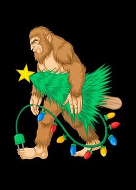 bigfoot christmas tree