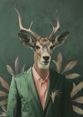 Deer in Jacket
