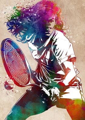Tennis player sport