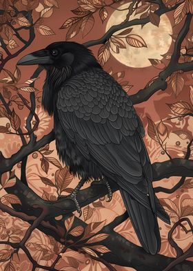 Art Nouveau Raven