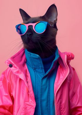 Black Cat Fur and Fashion