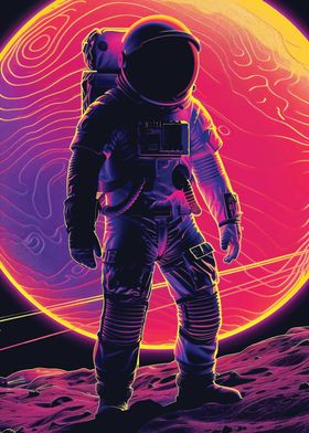 ASTRONAUT ART WORK