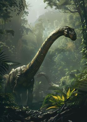 Prehistoric Brachiosaurus