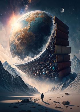 Books Science and Planets