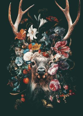 Floral Deer