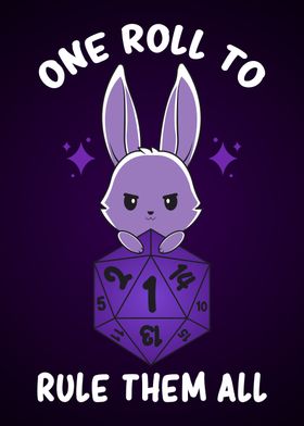 Tabletop Game Dice Bunny