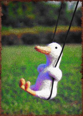 happy swing duck meme