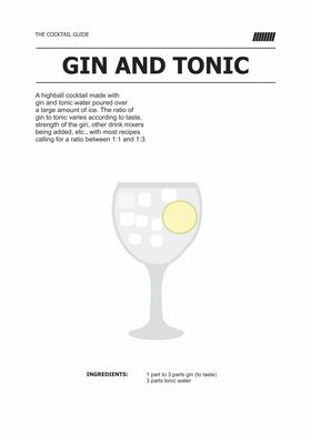 gin and tonic description
