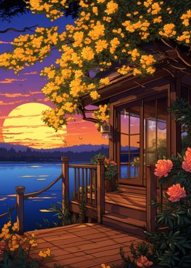 Sunset Lake House Anime