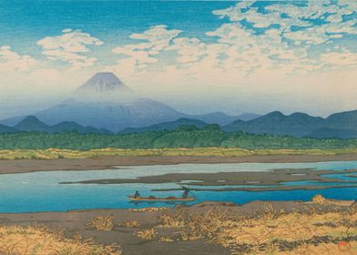 Kawase Hasui Mt Fuji Banyu