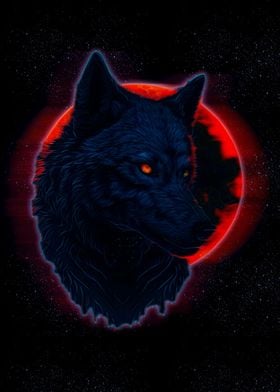 wolf in the moon