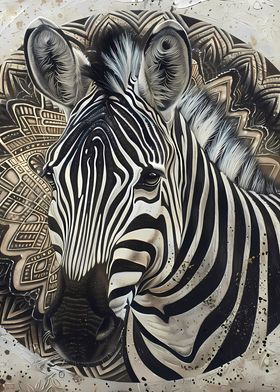 Mandala Zebra