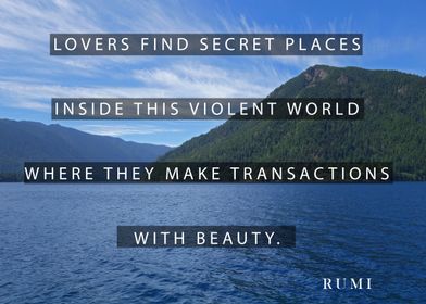 Rumi Beauty Quote
