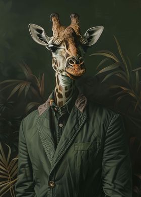 Giraffe in Jacket