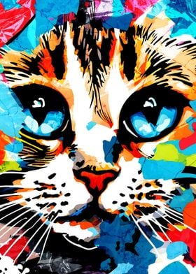 Colorful Cat 