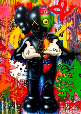 Kaws graffitti