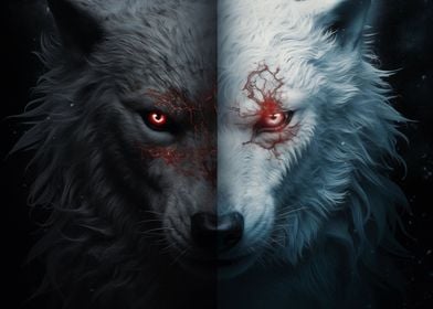 Black Wolf vs White Wolf